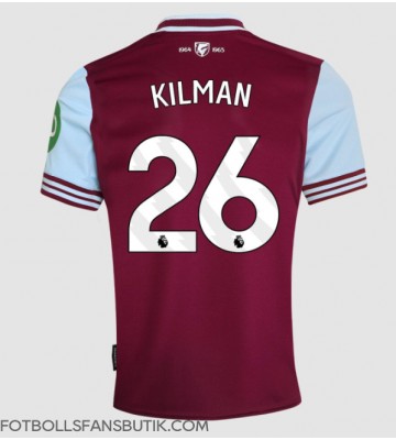 West Ham United Max Kilman #26 Replika Hemmatröja 2024-25 Kortärmad